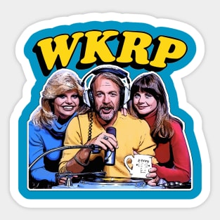 WKRP In Cincinnati - Retro Tribute Design Sticker